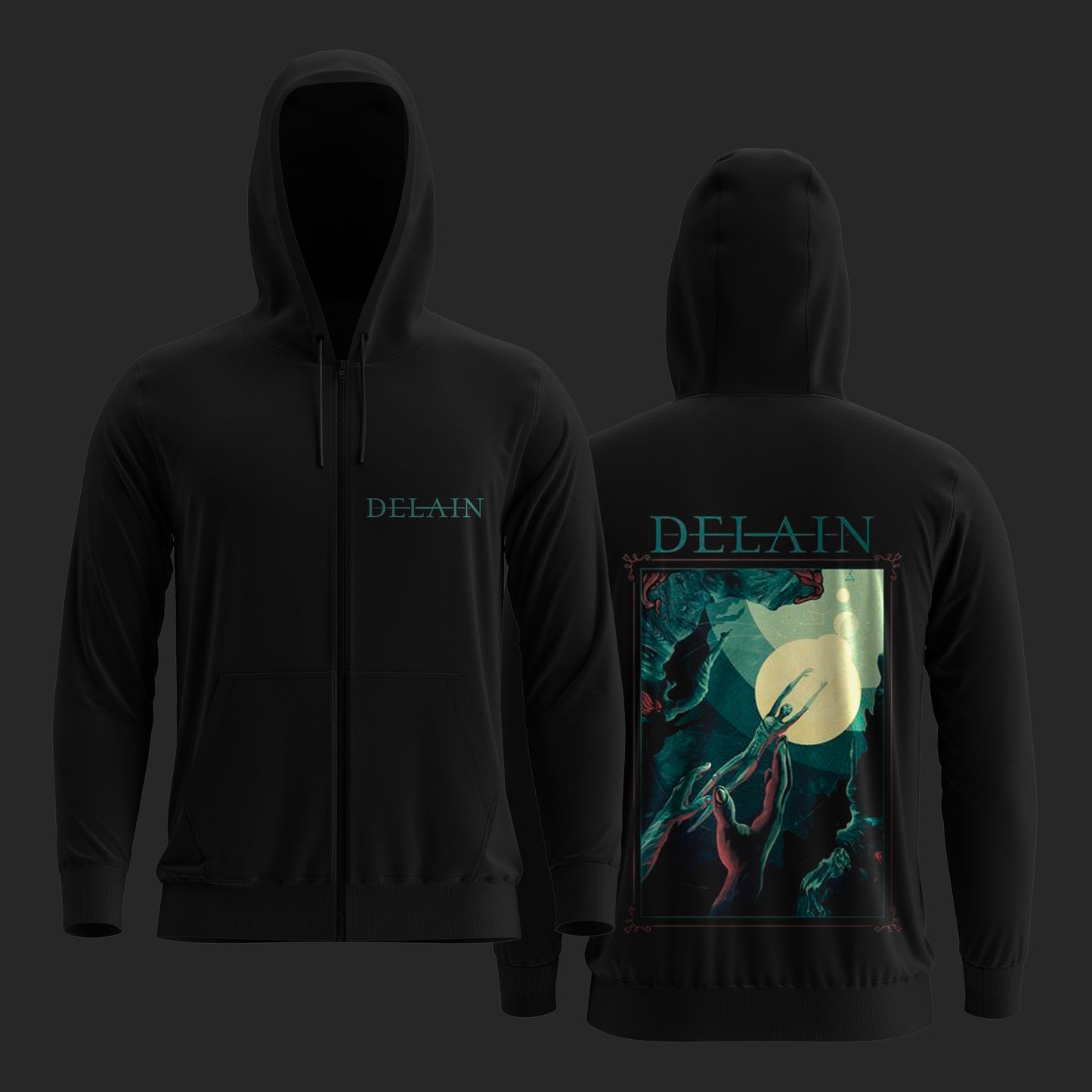 Moon Zipper Hoodie